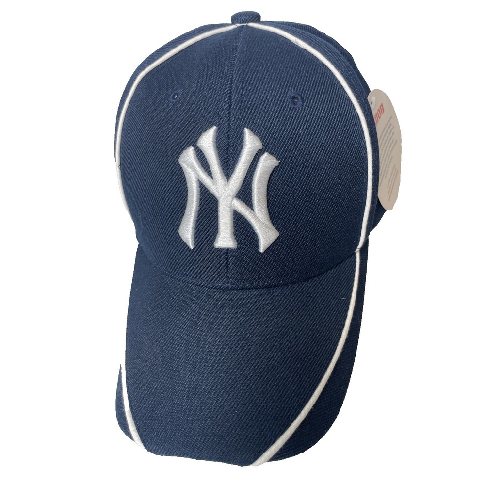 MLB New York Yankees Baseball Canon Promo Strapback Hat Cap Melonwear Navy NWT